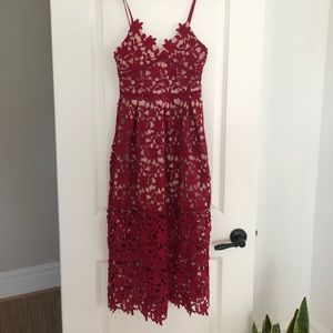 SELF PORTRAIT-ESQUE midi dress S/M